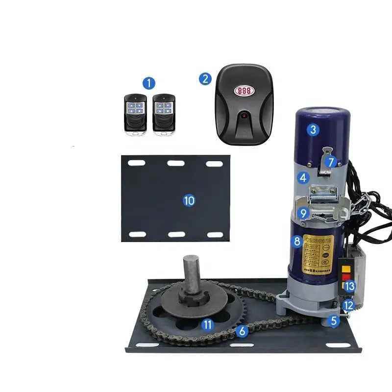 Intelligent Remote-Control Rolling Shutter Opener – 800kg Load Capacity - BOLANG DOOR