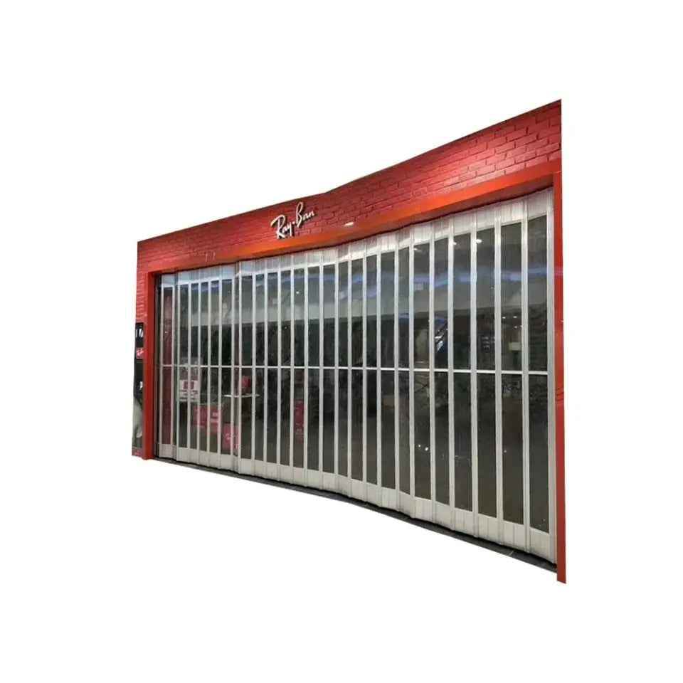 Energy-Efficient Folding Glass Doors for Malls and Garages - BOLANG DOOR