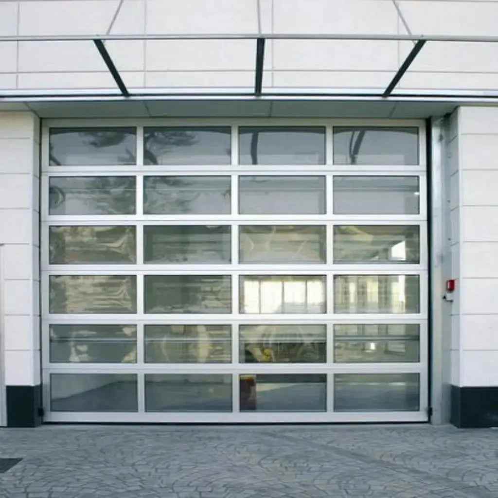 Anti-Theft Tempered Glass Foldable Garage Door for Homes - BOLANG DOOR