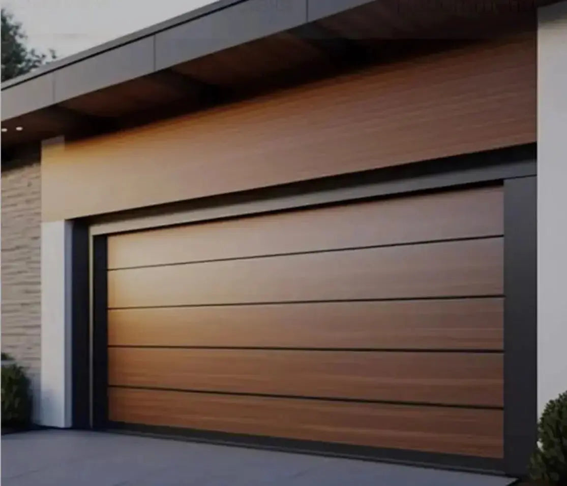 Modern Vertical Bi-Folding Tilt-Up Deco Aluminium Garage Door