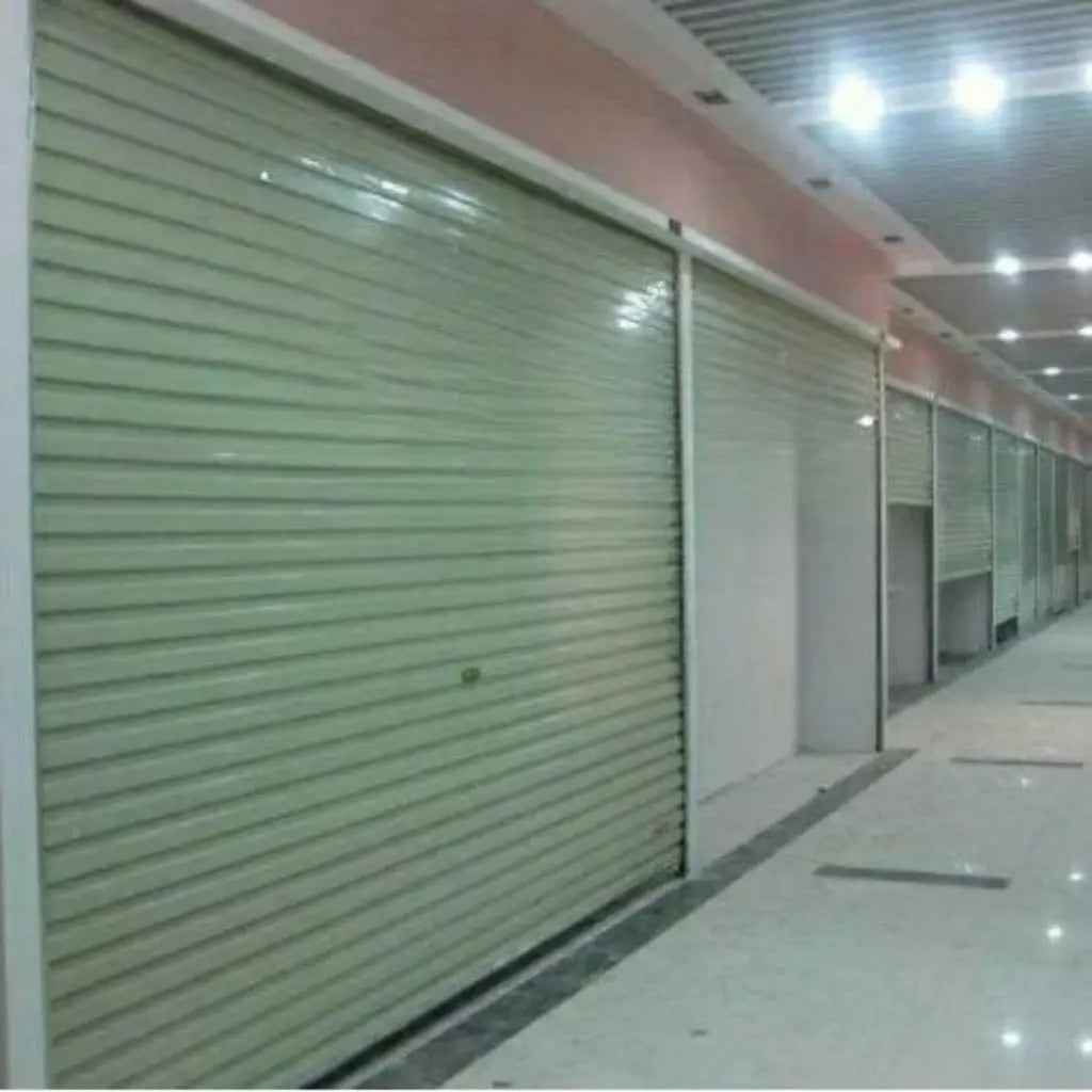 Modern Manual Rolling Shutter Doors with Decorative Features - BOLANG DOOR