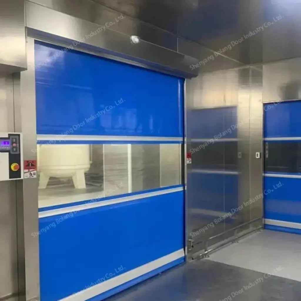 Hygienic High-Speed PVC Doors for Food Processing Plants - BOLANG DOOR