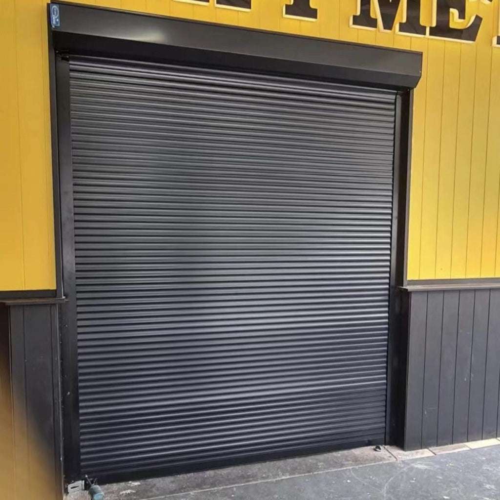 Luxury Electric Roll-Up Garage Doors with PU Insulation
