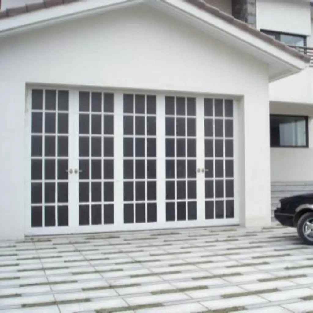 Modern Automatic Aluminum Electric Overhead Glass Garage Door - BOLANG DOOR