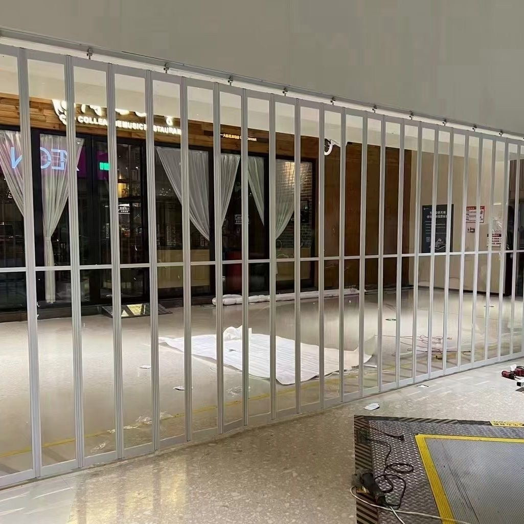 PVC Crystal Rolling Up Shutter Doors for Commercial Spaces - BOLANG DOOR