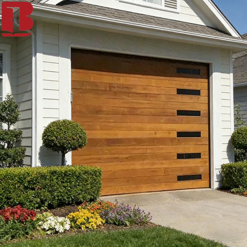 BOLANG Automatic Garage Door Insulated Steel Aluminum Design