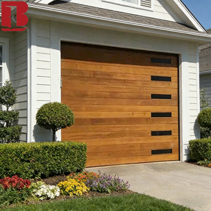 BOLANG Automatic Garage Door Insulated Steel Aluminum Design