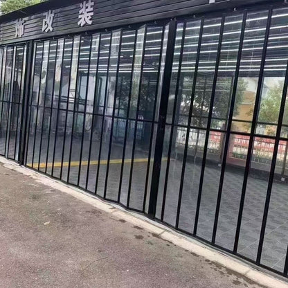 Portes à enroulement transparentes en polycarbonate à vue claire et abordable