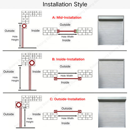 Durable Aluminum Alloy & Galvanized Steel Roll-Up Doors  BOLANG DOOR