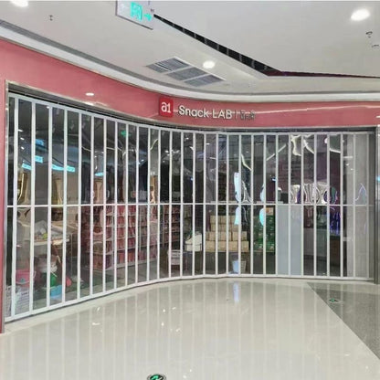 Crystal Clear Polycarbonate Roller Shutter Doors for Retail Stores -  BOLANG DOOR