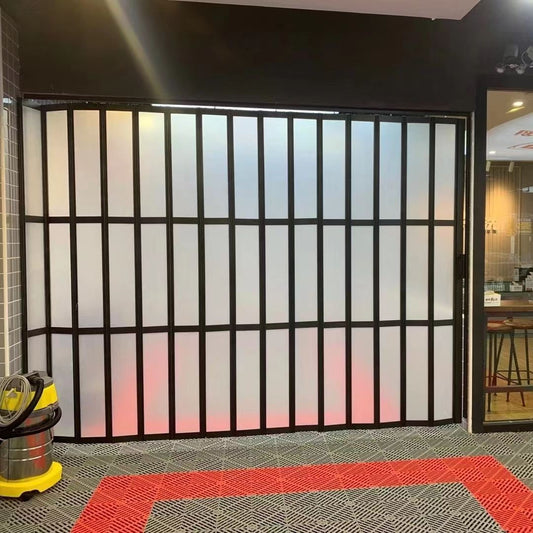 Clear View Polycarbonate Roller Shutter Doors for Commercial Use -  BOLANG DOOR