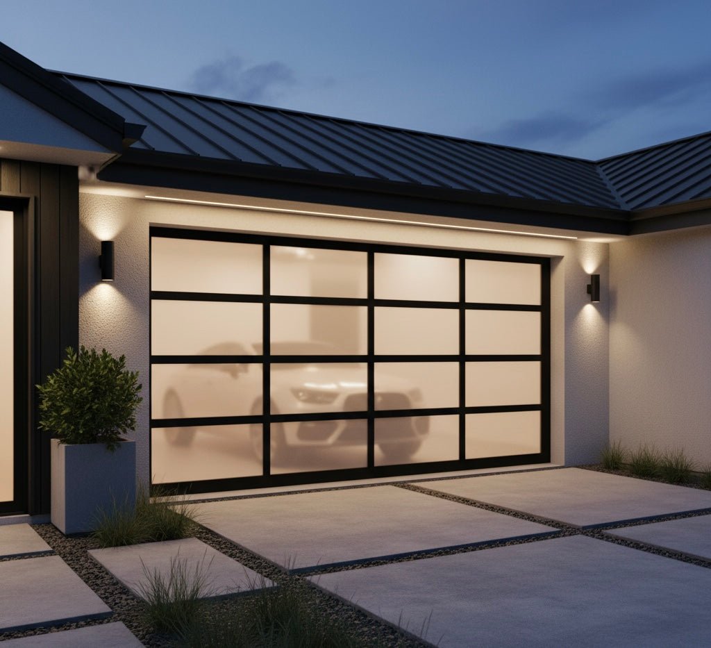BOLANG Framed Glass Garage Door | Full View Aluminum Automatic - BOLANG DOOR