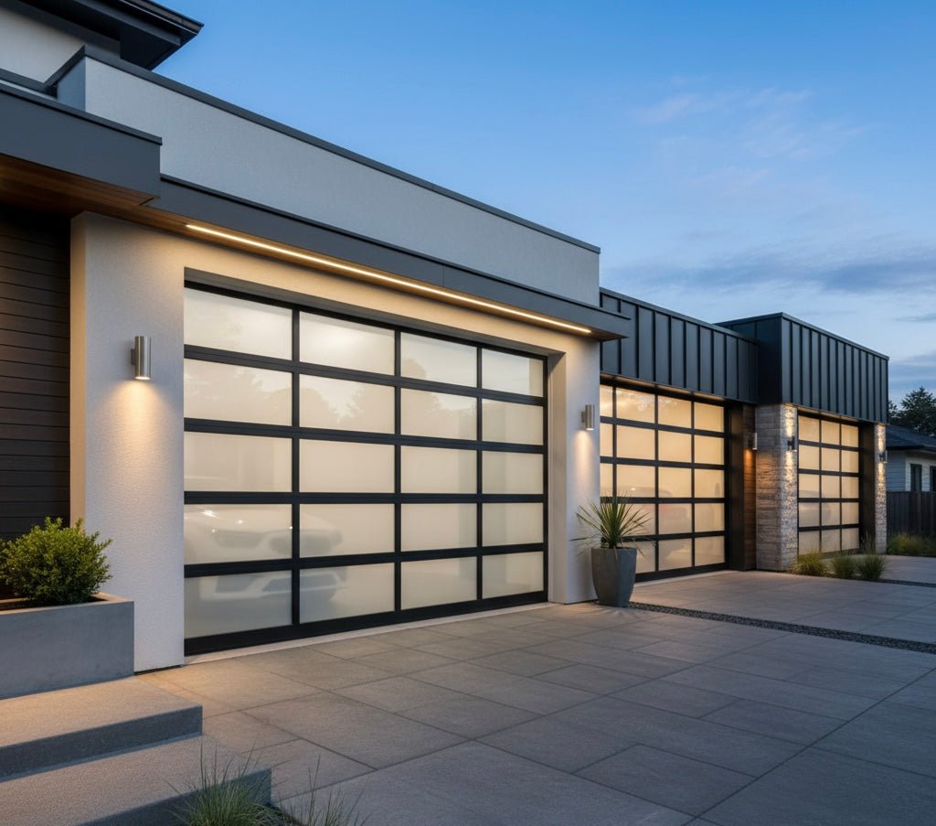 BOLANG Framed Glass Garage Door | Full View Aluminum Automatic - BOLANG DOOR
