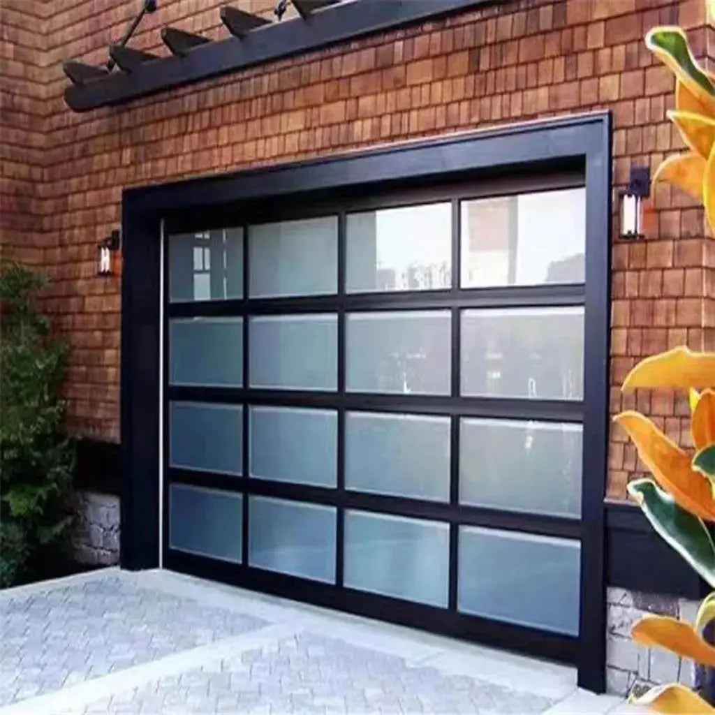 BOLANG Framed Glass Garage Door – Tempered Glass Aluminum System - BOLANG DOOR