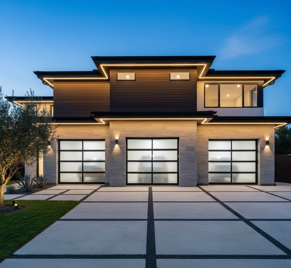 BOLANG Framed Glass Garage Door – Tempered Glass Aluminum System - BOLANG DOOR