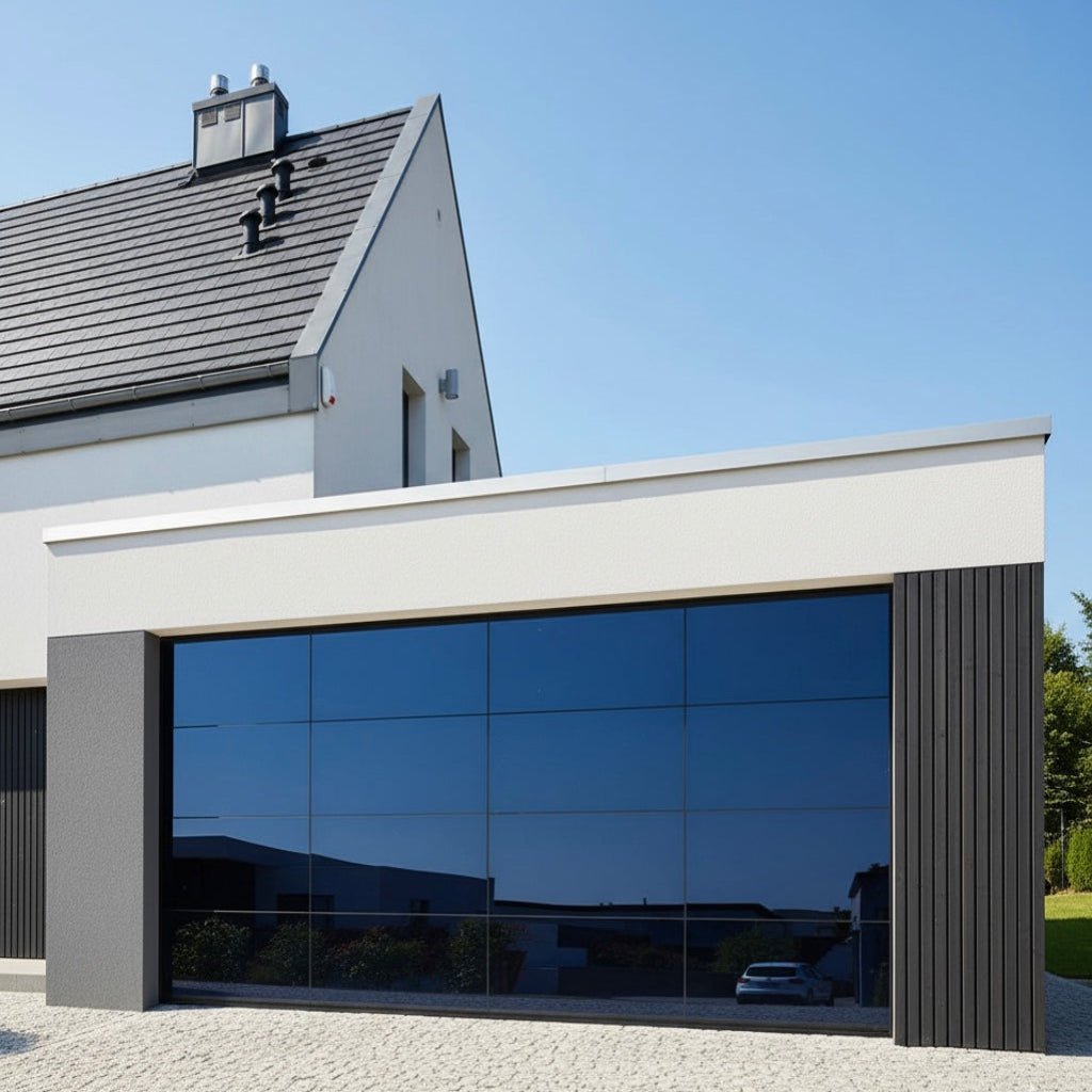 BOLANG Frameless Glass Garage Door | Modern Full View Automatic Door - BOLANG DOOR