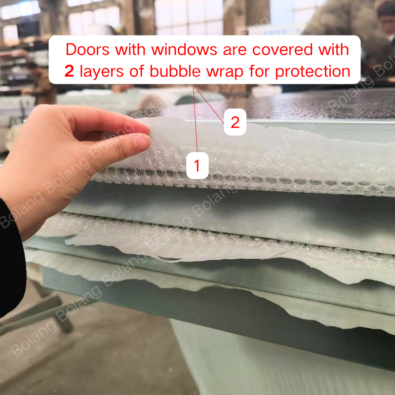 BOLANG Automatic Garage Door Insulated Steel Aluminum Design