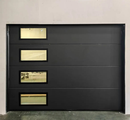 Modern Vertical Bi-Folding Tilt-Up Deco Aluminium Garage Door