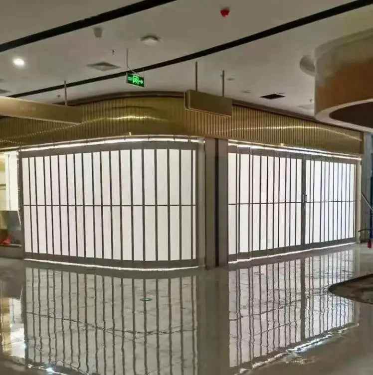 Double - Glazed Aluminium Bifold Doors with Interior Grill for Balconies - BOLANG DOOR
