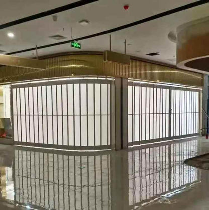 Double - Glazed Aluminium Bifold Doors with Interior Grill for Balconies - BOLANG DOOR