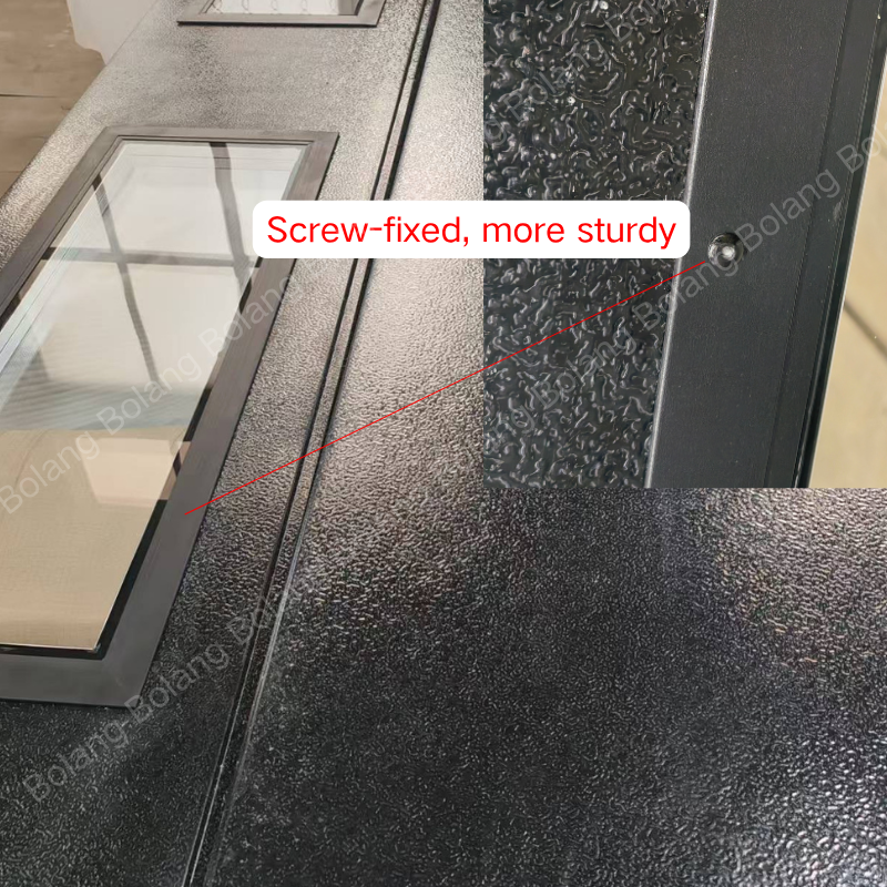 BOLANG Automatic Garage Door Insulated Steel Aluminum Design
