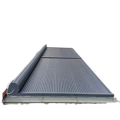Electric Retractable Aluminum Pergola with Glass and Steel Roof - BOLANG DOOR