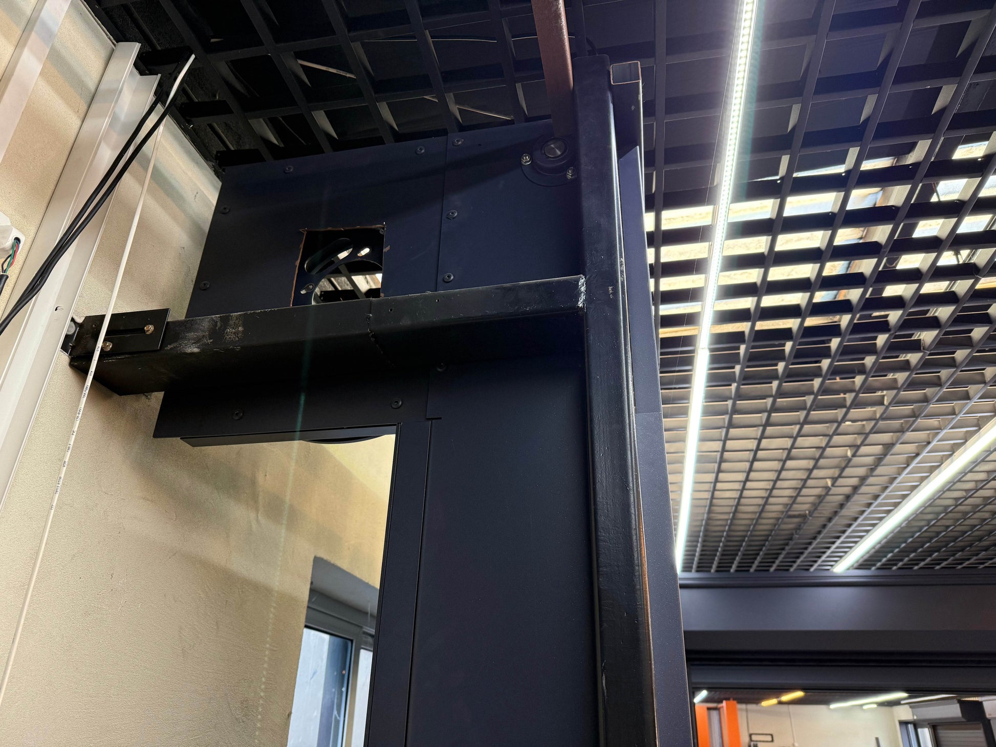 Elegant Gold Accented Rolling Garage Door – Luxury and Style - BOLANG DOOR