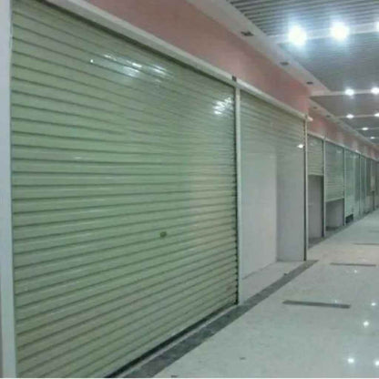 Modern Manual Rolling Shutter Doors with Decorative Features - BOLANG DOOR