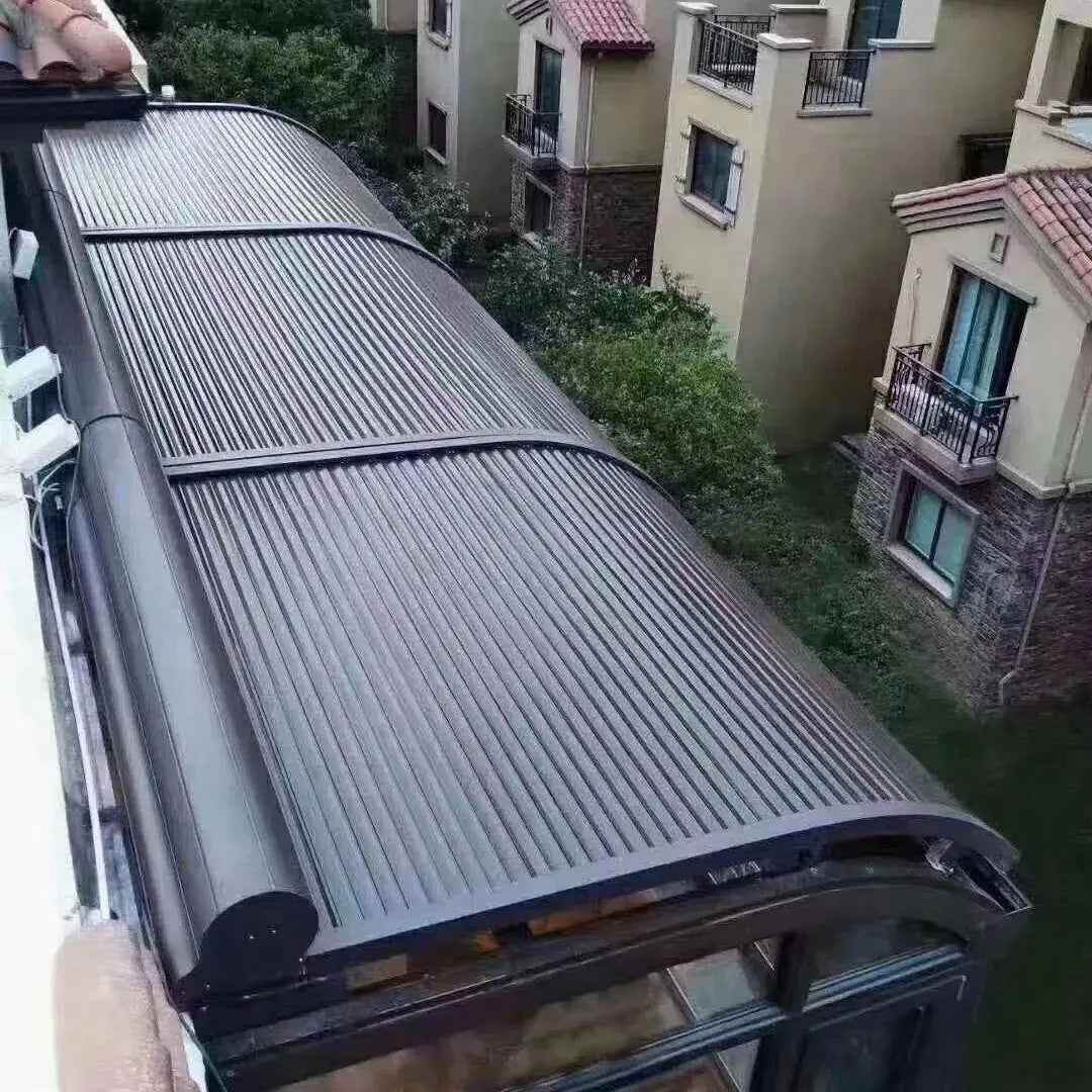 Outdoor Aluminum Alloy Waterproof Canopy for Gardens and Patios - BOLANG DOOR