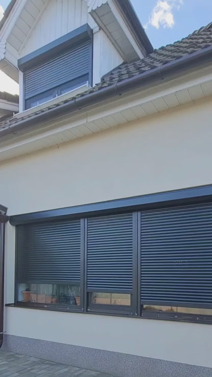 Volets roulants en aluminium haute sécurité pour maisons et bureaux