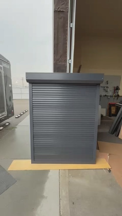 Volets roulants en aluminium haute sécurité pour maisons et bureaux