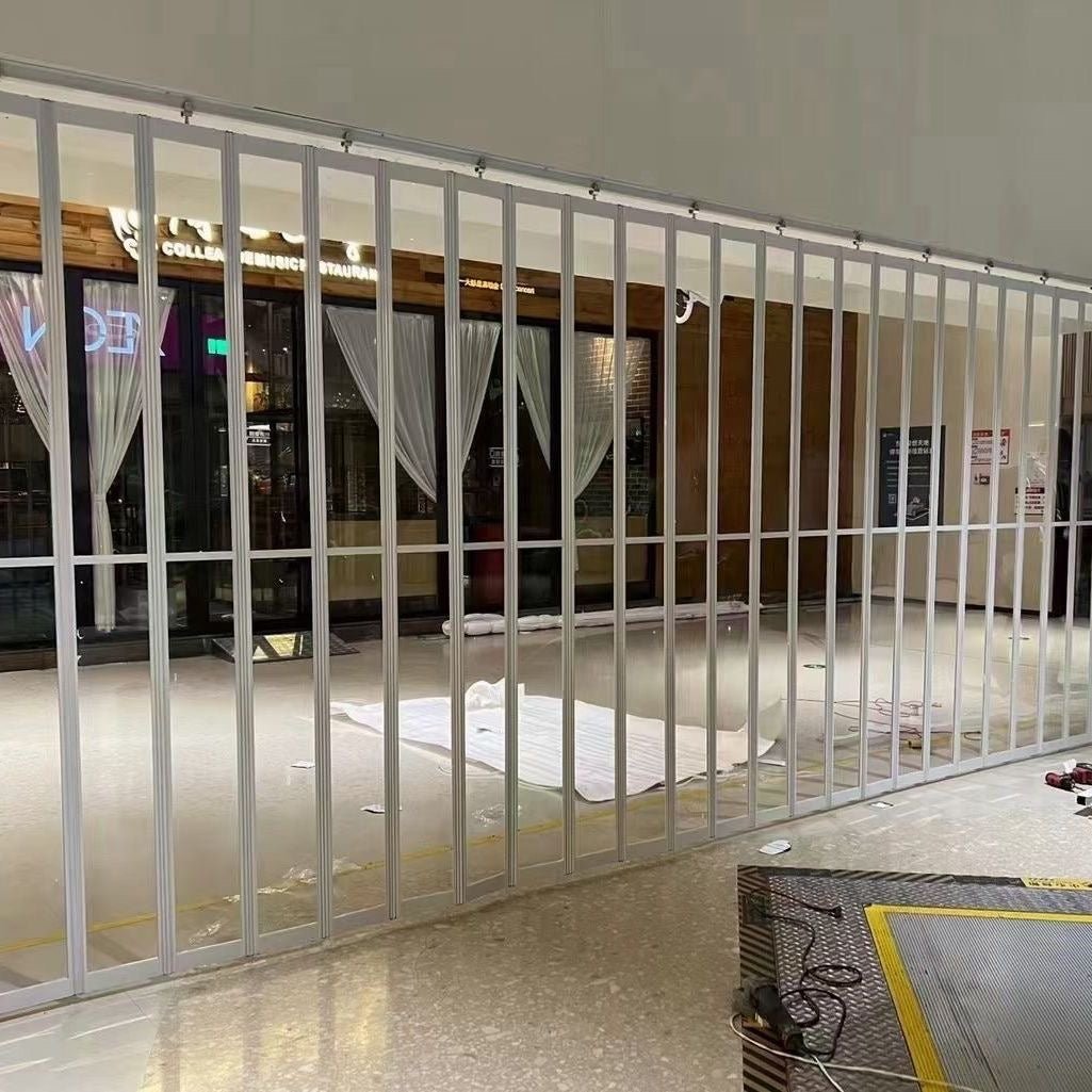 PVC Crystal Rolling Up Shutter Doors for Commercial Spaces - BOLANG DOOR